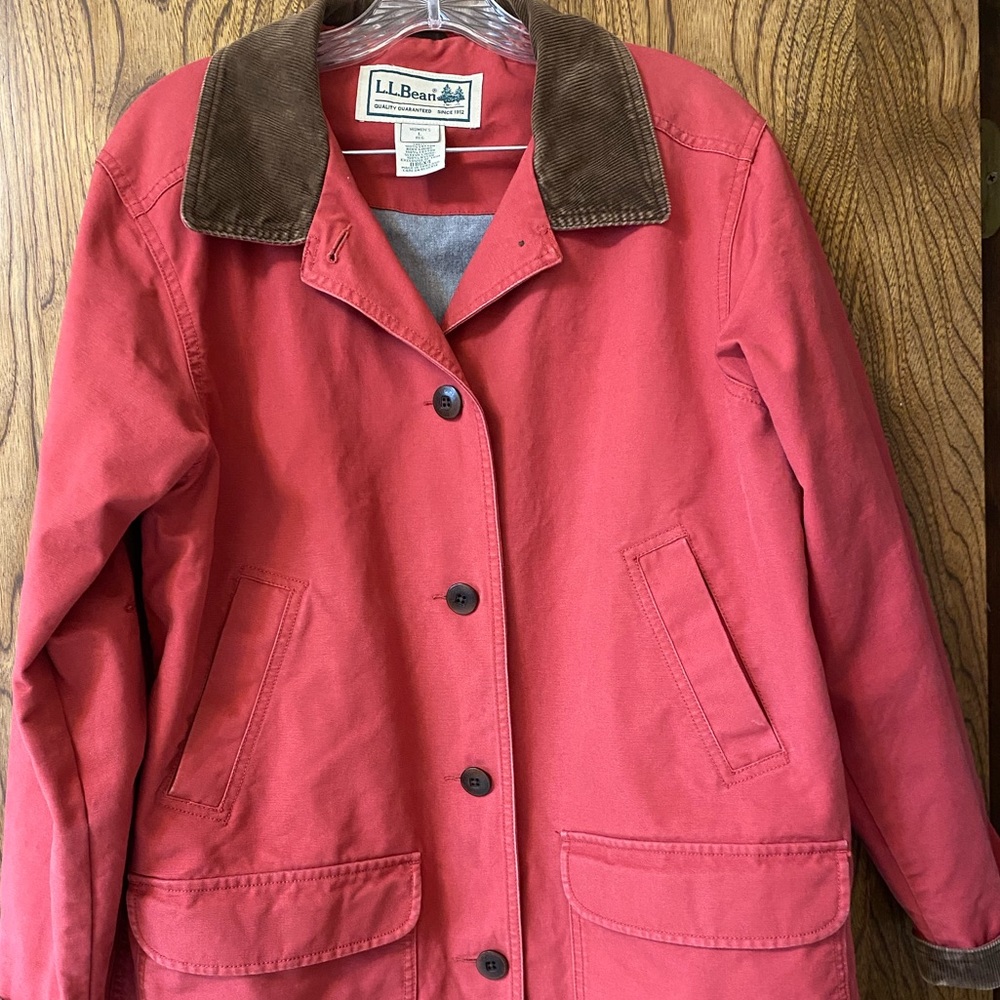 LL BEAN Canvas Coat